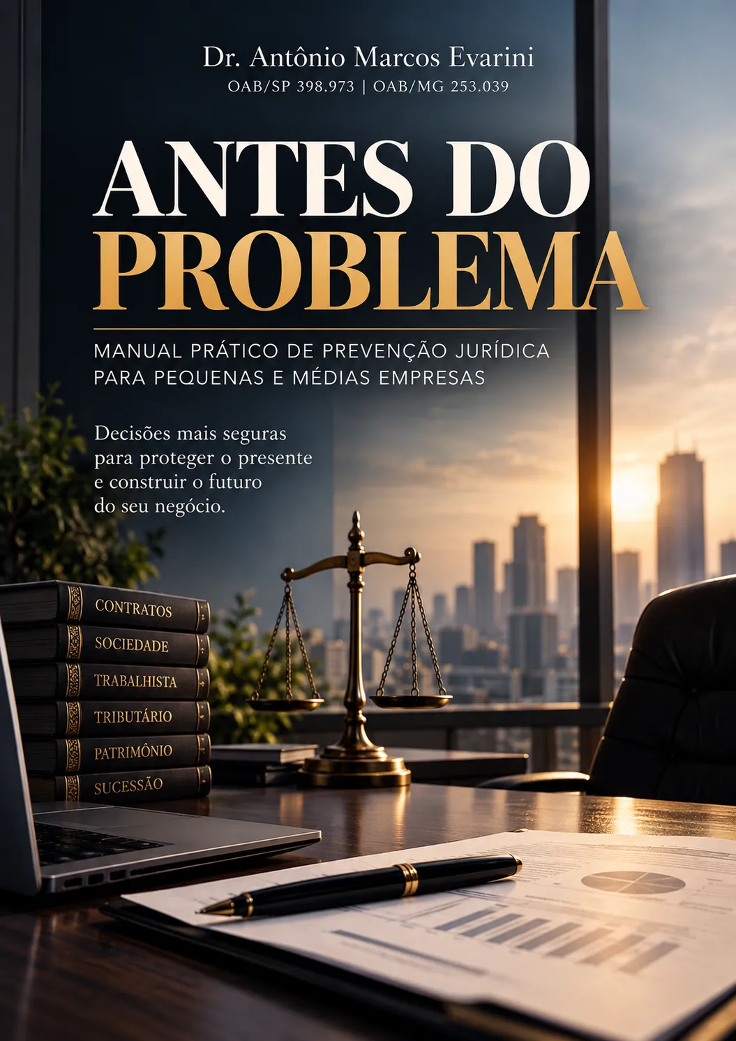Capa do livro Antes do Problema, de Dr. Antônio Marcos Evarini